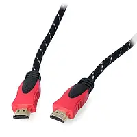 Кабель HDMI Blow Premium Red Class 1.4 - длина 1,5 м с оплеткой