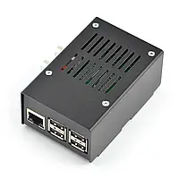 Черный стальной корпус для HiFiBerry и Raspberry Pi Model 3B + / 3B / 2B