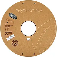 Филамент Polymaker PolyTerra PLA 1,75 мм, 1 кг - ископаемый серый