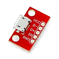 MicroUSB Type B 5 Pin - разъем для контактной пластины - SparkFun BOB-12035