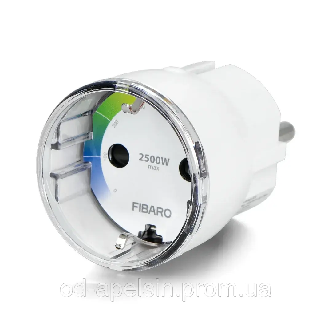 Fibaro Wall Plug Type F - интеллектуальная розетка Z-Wave Plus - белый - FGWPF-102 - фото 1 - id-p1998784487