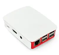 Официальный чехол для Raspberry Pi Model 3B+ / 3B / 2B - красный и белый