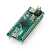 Плата Arduino Micro - A000053 с микроконтроллером ATmega32u4 с 20 цифровыми входами/выходами