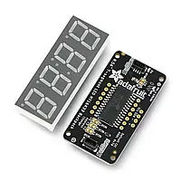 Модуль 4-разрядного 7-сегментного дисплея 0,56 &#039;&#039; рюкзак - синий I2C - STEMMA QT / Qwiic - Adafruit