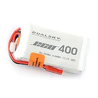 Літій-полімерна батарея Li-Pol Dualsky Package 400mah 350C 3S 11.1 V, 54 x 30,5 x 15 мм
