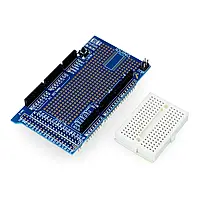 Прото-щит для Arduino Mega со вставной платой на 170 отверстий