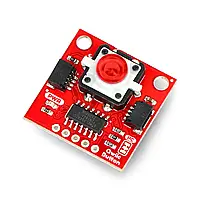 Qwiic Button Red LED - Модуль с одной кнопкой - красный светодиод - SparkFun BOB-15932