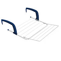 Сушарка для білизни навісна Casa Si Hot Plus White (CS92733H06) DAS302376 На балкон, На батарею, На ванну