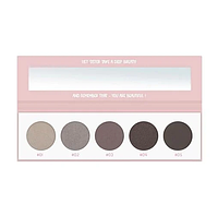 Палетка теней для век Miyo The Five Points Palette №09 Hot brown cold heart 6.5 г (23358Qu)