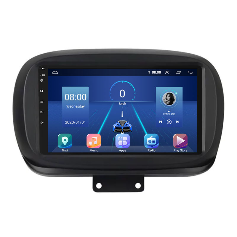Штатна магнітола Lesko для Fiat 500X I 2014-2018 екран 9" 2/32Gb 4G Wi-Fi GPS Top Фіат 1 шт.