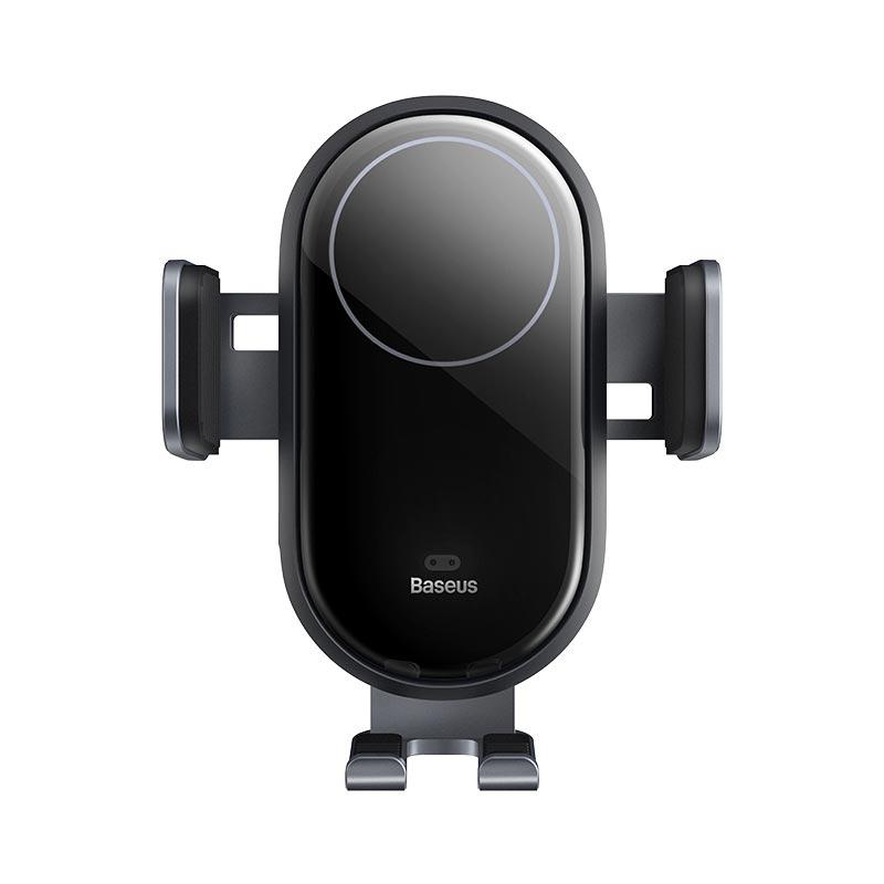 Тримач Baseus LightChaser Series Wireless Charging Electric Car Mount |15W, 5.4-7.2"| чорний