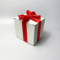 Подарункова коробка із бантом для кружки (продаться тільки із кружкою)
