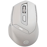 Мышь INPHIC DR6 беспроводная Bluetooth + USB 2.4ГГц и 1600 DPI, бежевый
