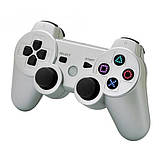 Бездротовий ігровий геймпад Doubleshock PS3/PC акумуляторний джойстик з функцією вібрації. HW-431 Колір: білий, фото 9