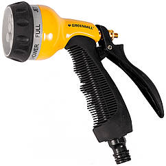 Пістолет-розпилювач металевий 7-позиційний Greenmill GB2307С