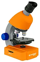 Микроскоп Bresser Junior 40x-640x Orange с кейсом и набором для исследований