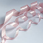 Стрічка атласна запорошена троянда 25 мм, фото 2