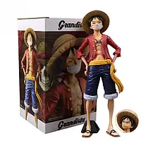 Фигурка статуэтка Луффи (Luffy) из аниме Ван Пис / One Piece 28см в коробке из ПВХ пластика