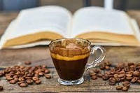 Кофе жаренное пакет зерно 500гр Арабика/Бразилия Santos Тм Галка