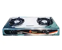 Газова плита Steel Domotec MS-6606 настільна 2 конфорки YU227