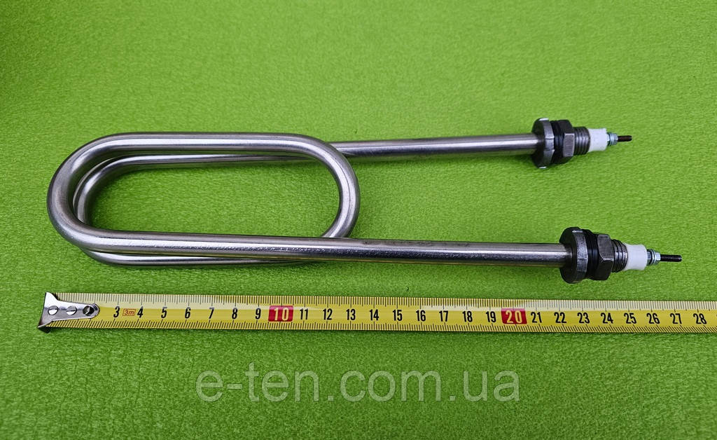 Тен водяний нержавійка 2,5 кВт (СКРІПКА) / штуцер Ø14мм / L=220мм (АЛЕХ, Україна), фото 1