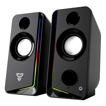 Комп'ютерна акустика Fantech Bluetooth колонки для ПК  BT/USB RGB 6W AUX GS302 Alegro Black