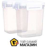 Контейнер Curver Набор контейнеров Aroma Fresh Premium 1,6+ 2 л белый