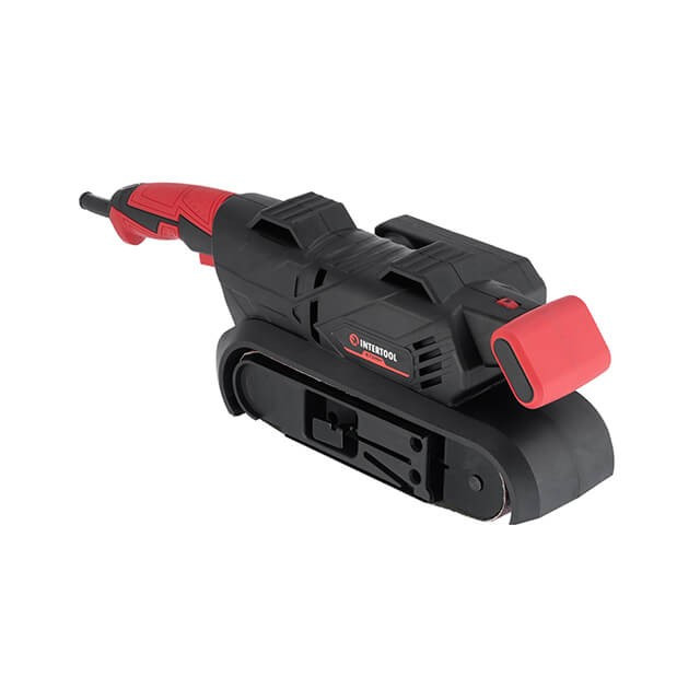 Шліфмашина INTERTOOL WT-0531 стрічкова, електрична 900 Вт, 200-400 м/хв., 76*533 мм