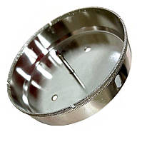 Алмазная коронка 110 мм по плитке, мрамору и стеклу с центровочным сверлом, TOMAX