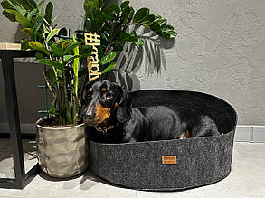 Лежанка для собаки кота, лежак для домашніх тварин, спальне місце натуральне м'яке, матрац, будиночок