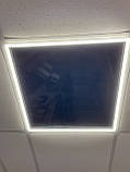 Стельова пластикова плита Чорний глянець для підвісної стелі Армстронг 60х60х8мм, фото 3