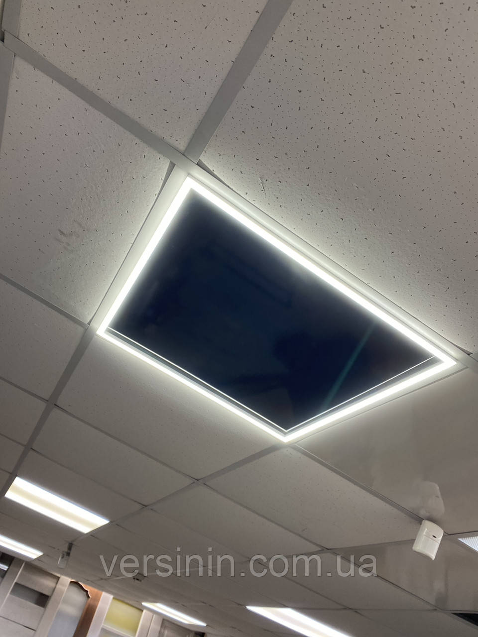 Стельова пластикова плита Чорний глянець для підвісної стелі Армстронг 60х60х8мм, фото 1