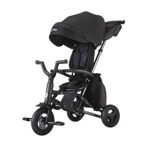 Триколісний Дитячий Велосипед Qplay Nova+ Rubber Exclusive Black, фото 1
