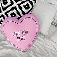 Подушка серце 3D Love you more 40х40х7,5 см (3DPS_21L001)
