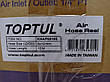 Шланг повітряний на котушці (подовжувач пневматичний) 20атм 8х12мм, 10м TOPTUL KHAP0810E, фото 7