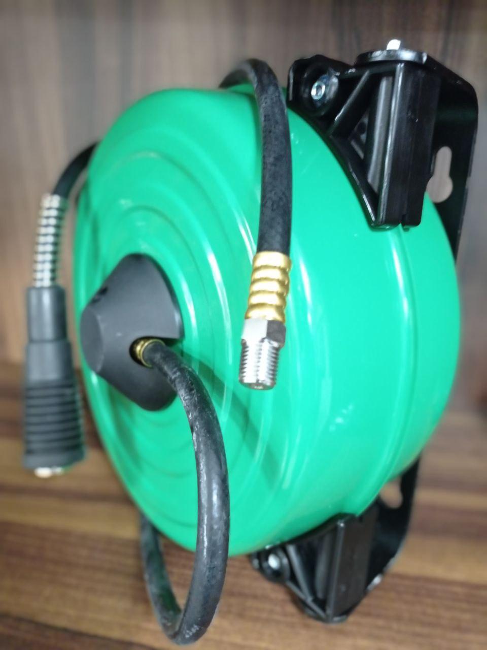 Шланг повітряний на котушці (подовжувач пневматичний) 20атм 8х12мм, 10м TOPTUL KHAP0810E