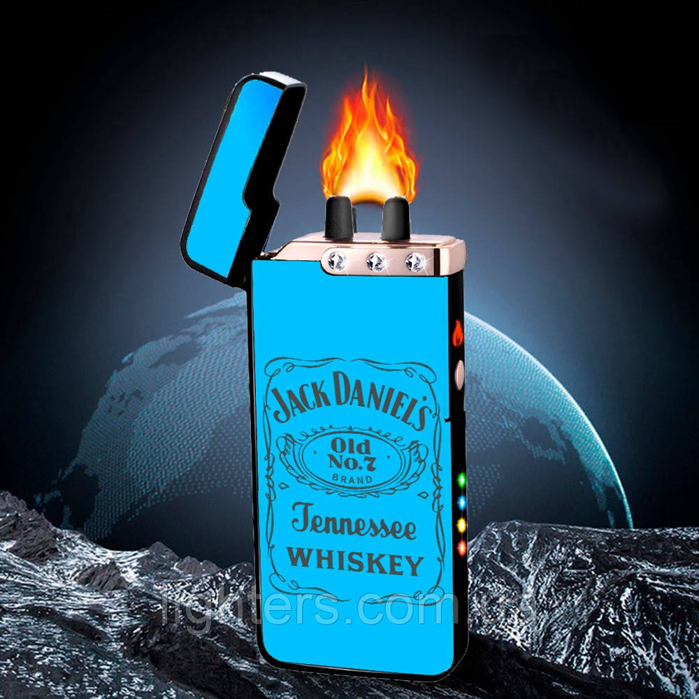 Електроімпульсна запальничка USB "Jack Daniels" у подарунковій упаковці LG-572U1
