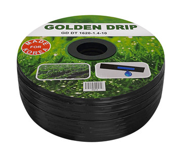 Крапельна стрічка емітерна Golden Drip 30см, 7mil (бухта 2000м) 1,4 л/год