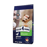 Сухий корм Club 4 Paws Premium Adult Small Breeds Клуб 4 лапи для собак малих порід, качка 14кг