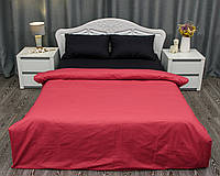 Постельное белье полуторное, ЮТЕРРА EG-1005, комплекты постельного белья, красно-черное