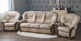 Комплект м'яких меблів "Чіанти" від виробника, класика, диван і два крісла