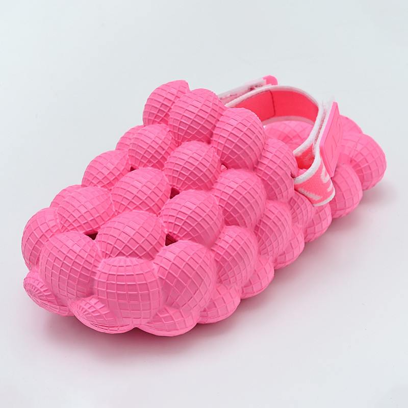 Сабо дитячі крокси на дівчинку Bubble 25-36р. Малиновий