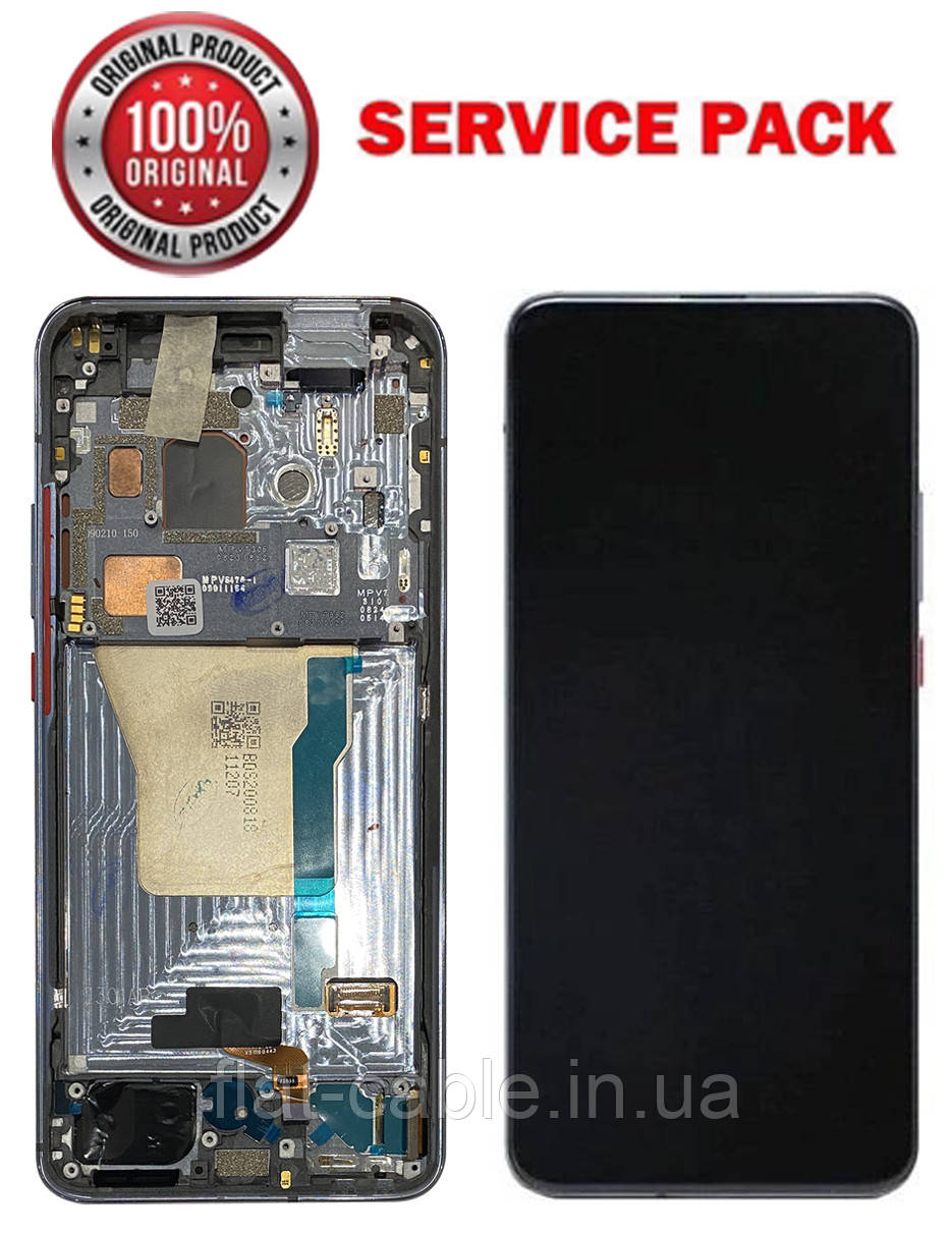 Дисплей + сенсор Xiaomi Poco F2/F2 Pro/K30 Pro (M2004J11G) Чорний У рамці SERVICE PACK AAAA ORG