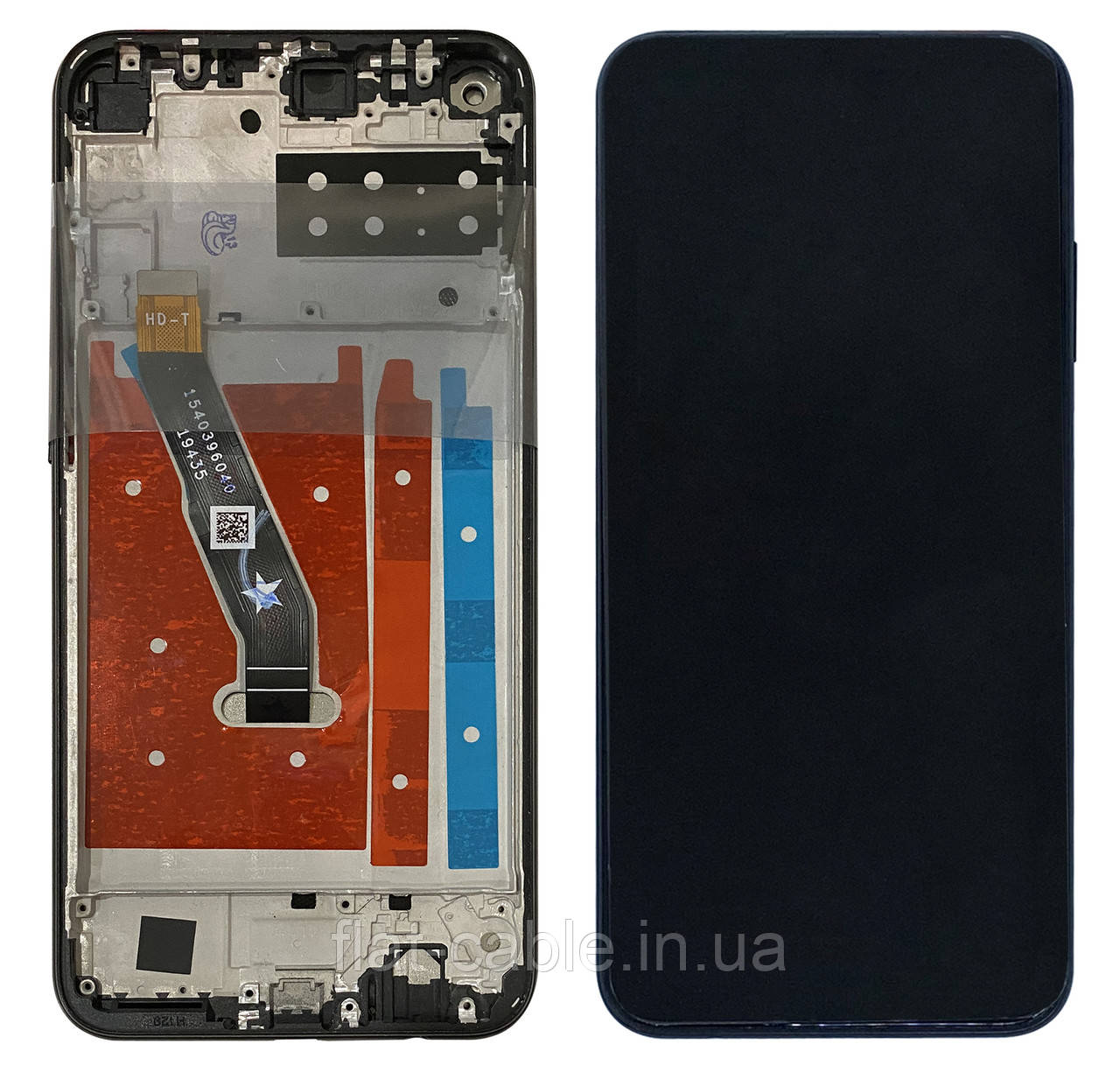 Дисплей + сенсор Huawei P40 Lite E/Y7P 2020 Чорний у рамці (PRC)