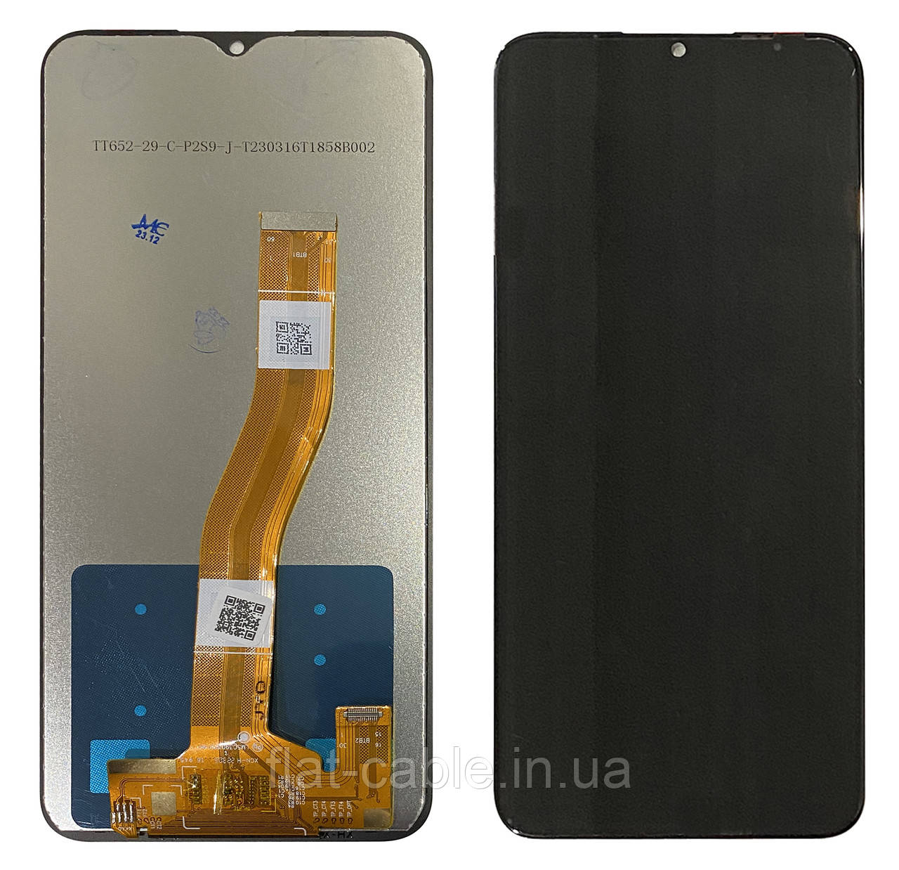 Дисплей + сенсор Blackview Oscal C80 чорний Оригінал Переклей