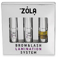 Система ламінування брів та вій Zola
