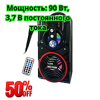 Bluetooth колонка Bass Polska 5941 Бездротова музична bluetooth колонка з караоке