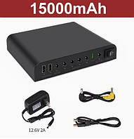 Настільний power bank, ДБЖ 12,6V IN - 5/9/12V OUT 15000mAh