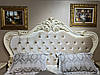 Ліжко 180х200 із 2 тумбочками,бароко, беж., Джоконда, фото 9