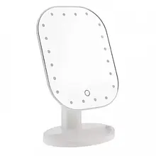 Настільне дзеркало з LED-підсвіткою овальне 20LED MA-16 для макіяжу